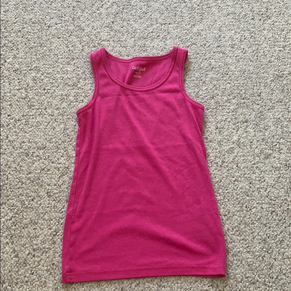 Hot pink tank top